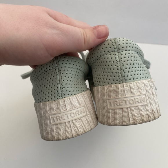 Tretorn NY Lite 3 Mint Green Platform Sneakers - Picture 5 of 9